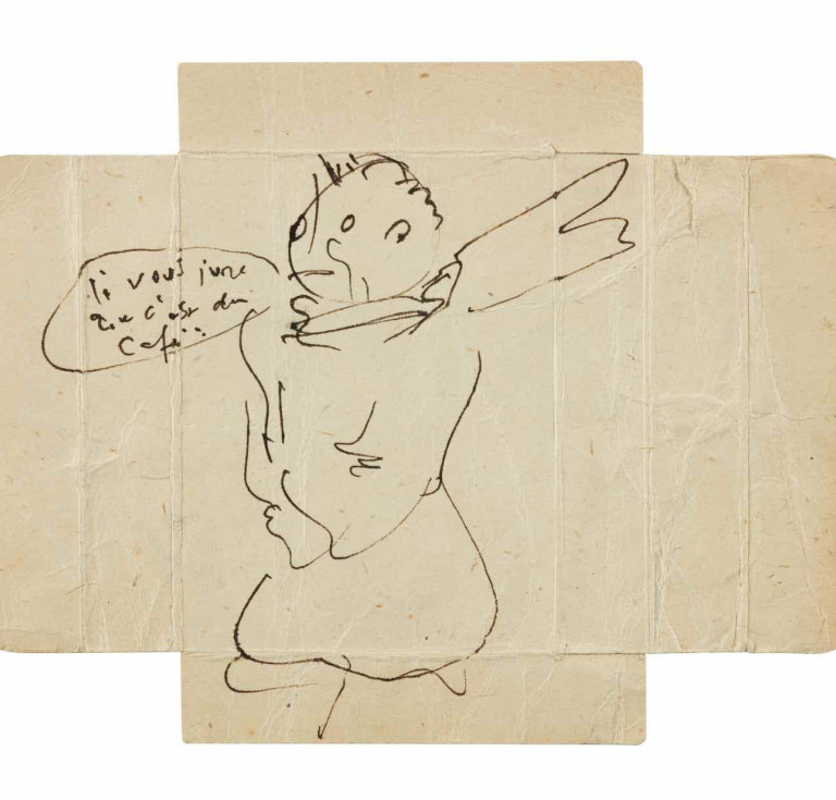 The Little Prince: "Je vous jure que c'est du café". Estimate €8,000-€12,000
