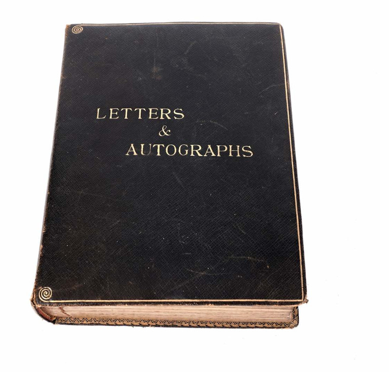 The Letters & Autographs book coming to auction at Anderson & Garland