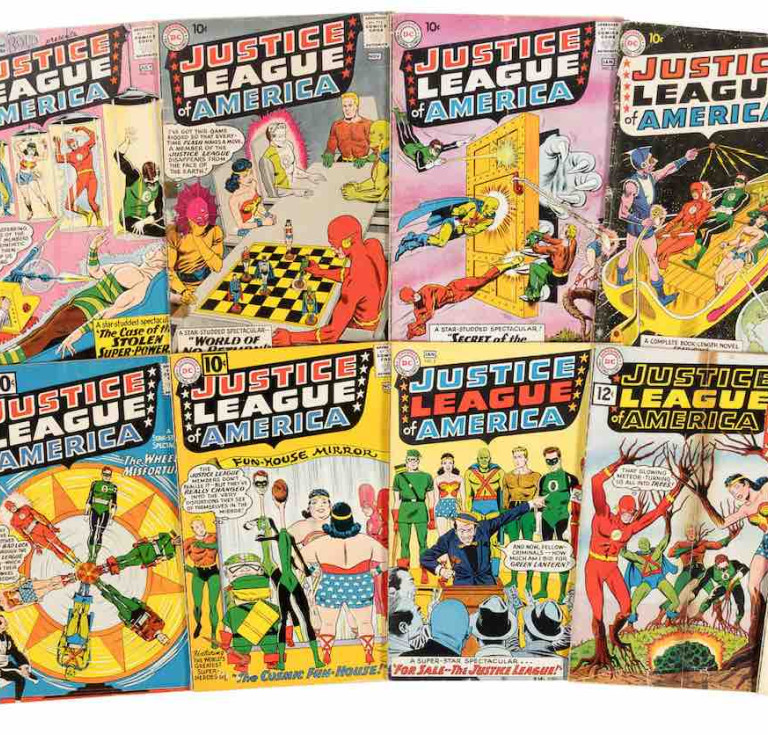 Justice League of America Numbers 1-100 is one of the lots in the PBA auction