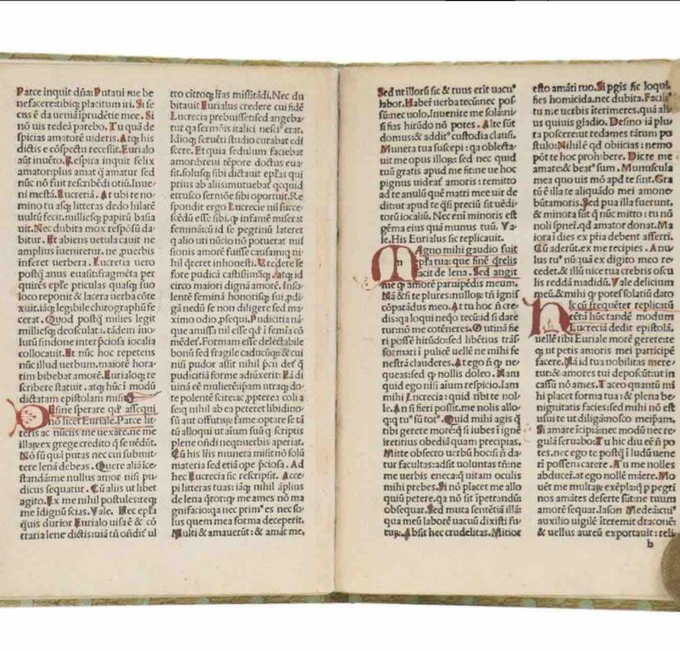 De Duobus amantibus Euryalo et Lucretia