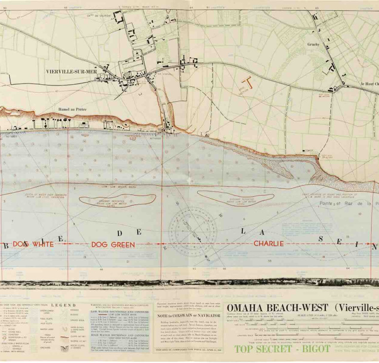 WWII Operation Bigot map