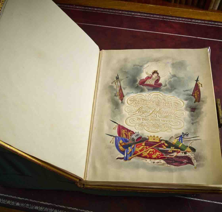 Magna Carta Regis Johannis XV die Junii AD MCCXV Anno Regni XVII 