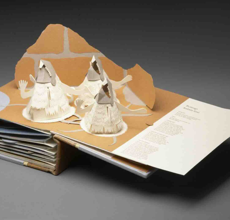Shawn Sheehy,  Beyond the 6th Extinction, 2007, paper made by the artist, type set digitally in Joanna and letterpress printed from polymer plates